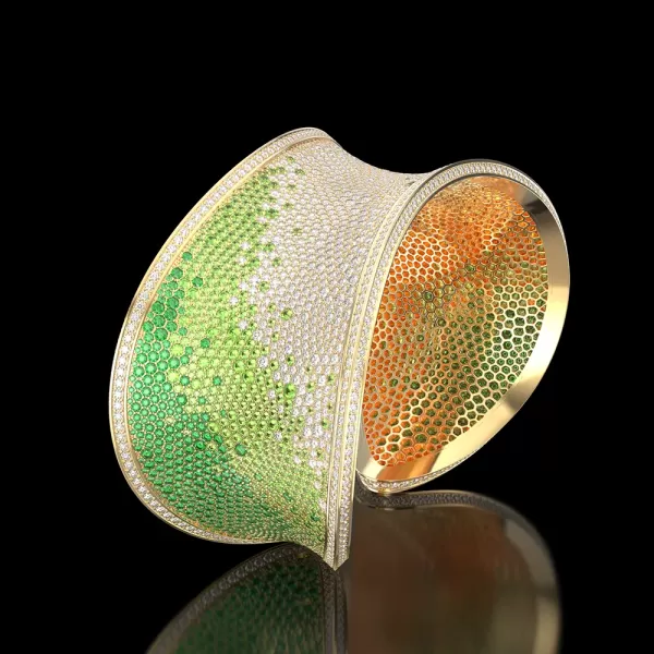Brazalete Unique Seasons - Joyería 3D CAD
